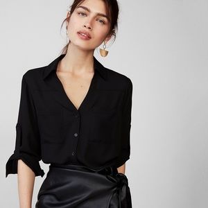 Express - Black Express Portofino Shirt